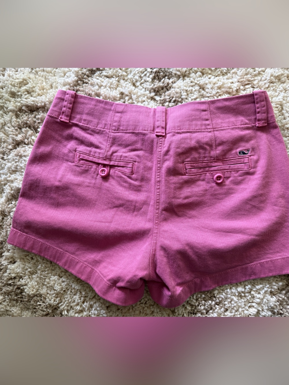 Vineyard Vines 3 1/2 Inch Herringbone Every Day Shorts Raspberry Pink Size 2